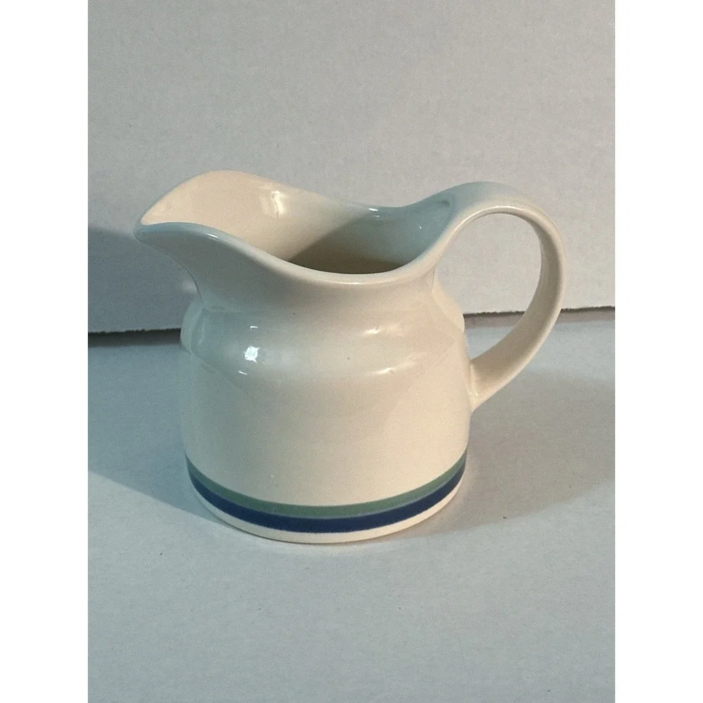 Pfaltzgraff Wyngate Band Gravy Boat coordinates with Stripe and Floral